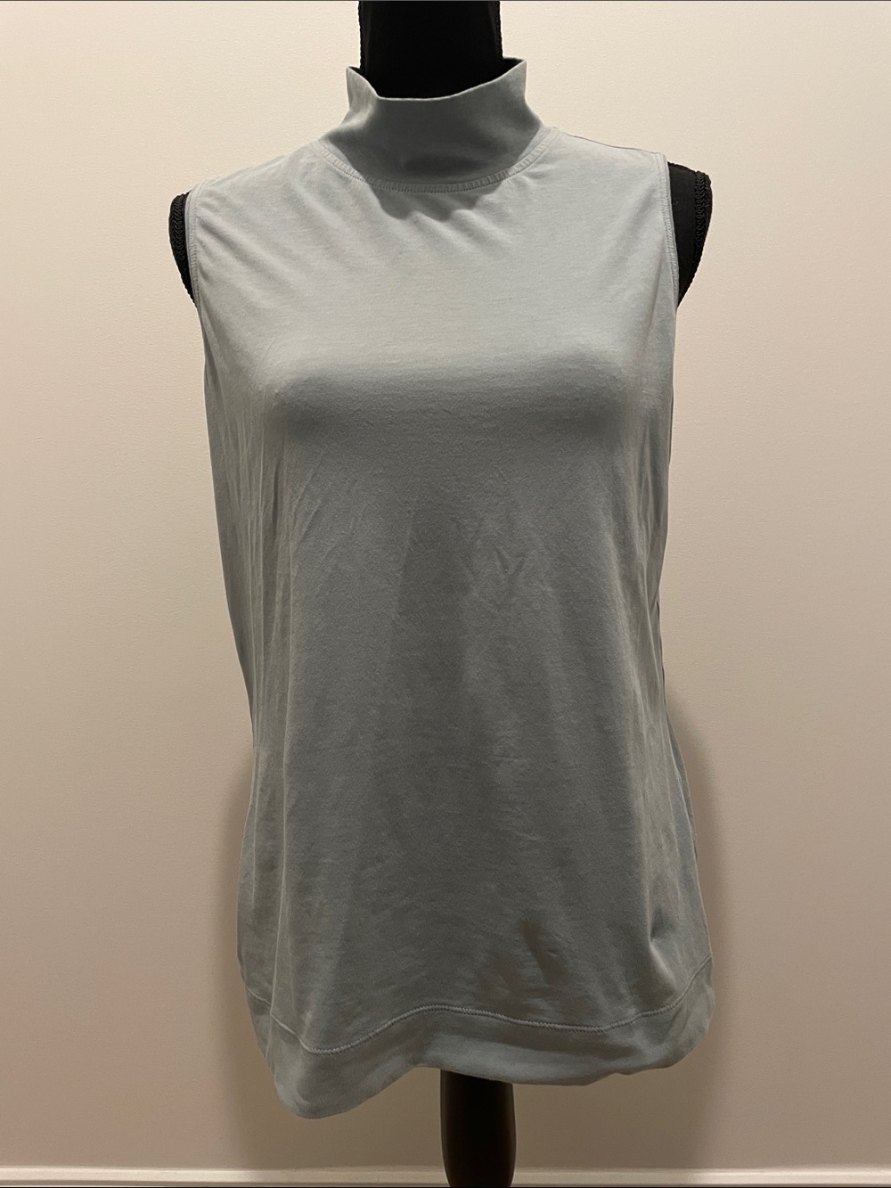 Athleta Sleeveless Mock Neck Tank in Sage Green